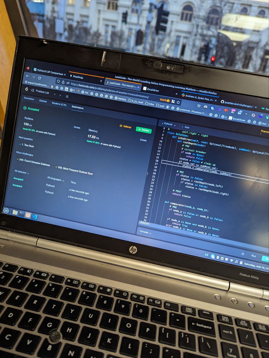 friendlyantz (@friendlyantz) on Twitter photo Nailing Recursion/"find a subtree" from the first try on a forgotten and quirky Python.
<a href="/ThePrimeagen/">ThePrimeagen</a> your explanation boiled to 3 steps made a huge difference:
1. PreRecursion;
2. Recursion;
3. Post Recursion.
A massive thanks my man!
feels so good to really understand it now! Nailing Recursion/"find a subtree" from the first try on a forgotten and quirky Python.
<a href="/ThePrimeagen/">ThePrimeagen</a> your explanation boiled to 3 steps made a huge difference:
1. PreRecursion;
2. Recursion;
3. Post Recursion.
A massive thanks my man!
feels so good to really understand it now!