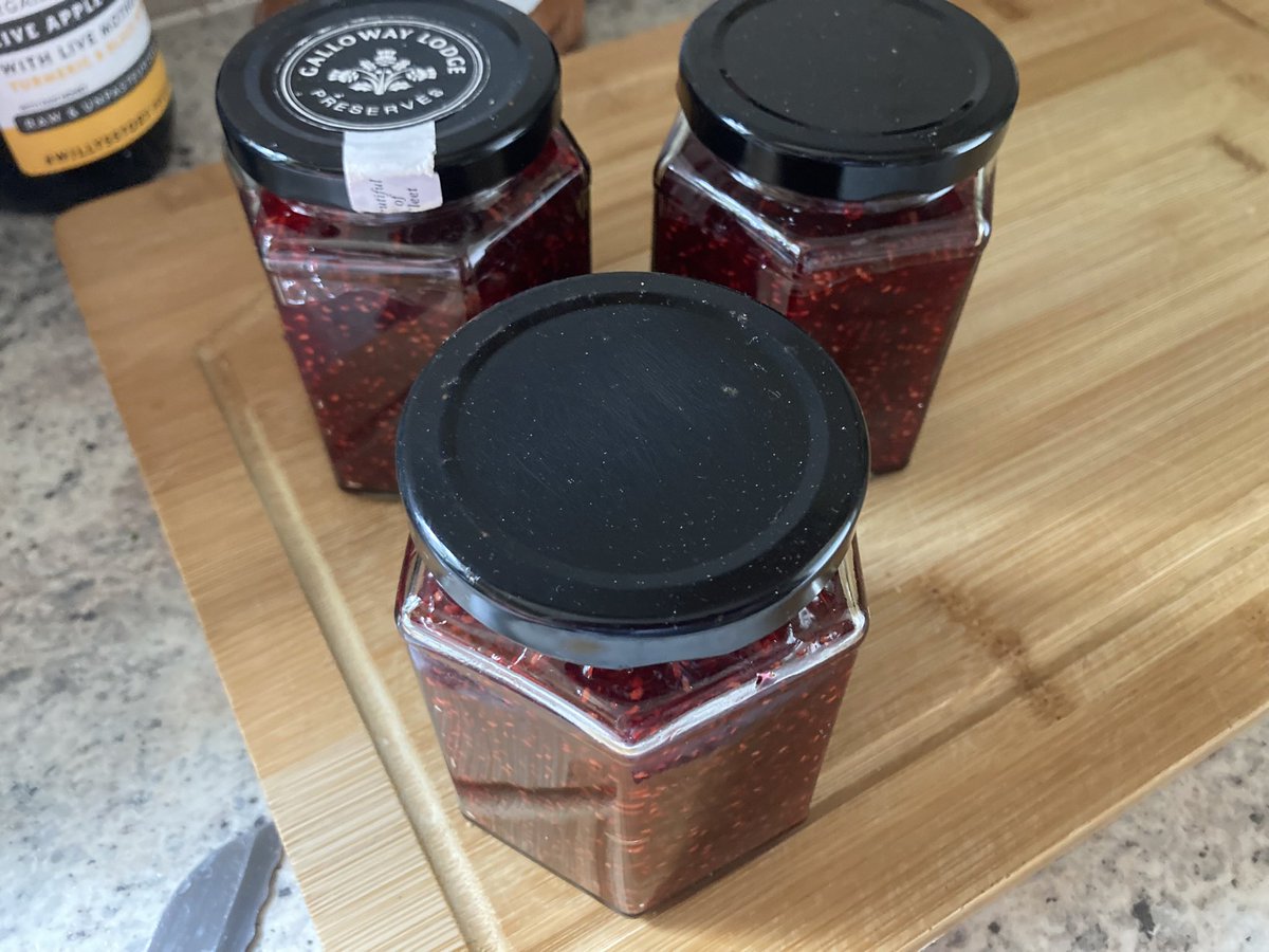EmmaCh494lj's tweet photo. @SarahkateMurph3 We picked wild raspberries in Newton Stewart, got 3 lovely jars of home made delicious jam, had great fun. https://t.co/iU26inzzkP