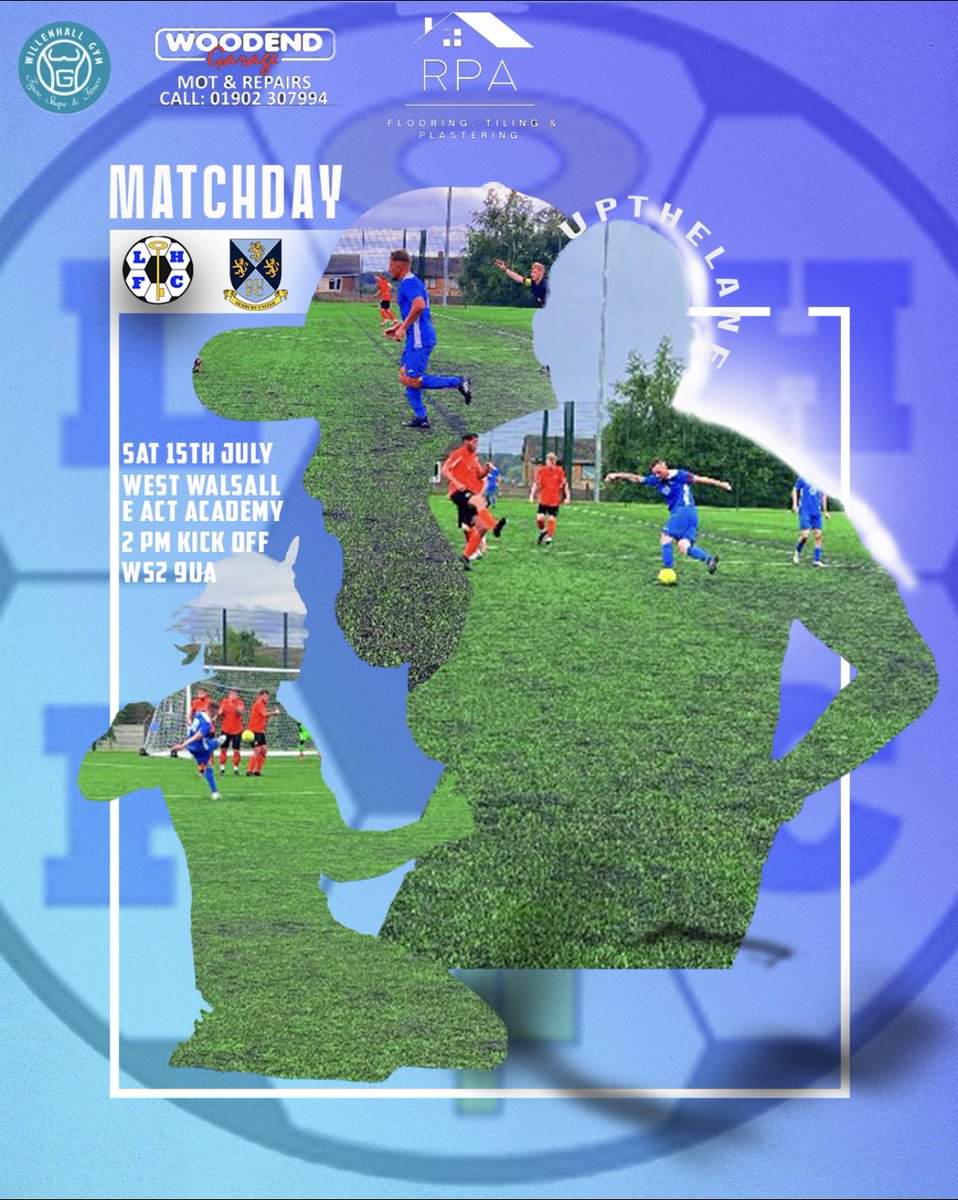 ❗️MATCHDAY❗️

Today we welcome <a href="/OldburyUnitedFC/">Oldbury United</a> for our 3rd pre season friendly in the search to get our 3rd consecutive win. If you don’t know what to do today and feel lost come down and support the lads it’s FREE entry.💪

Made by <a href="/Elev8Film/">Elev8</a> 
#upthelane 💙