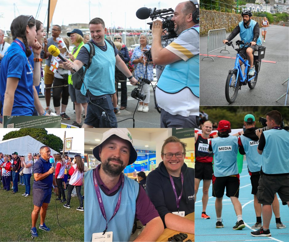 ✨ A media appreciation post ✨ Thank you to the 170 accredited members of the media who worked very long hours and played a big role in making Guernsey2023 a success