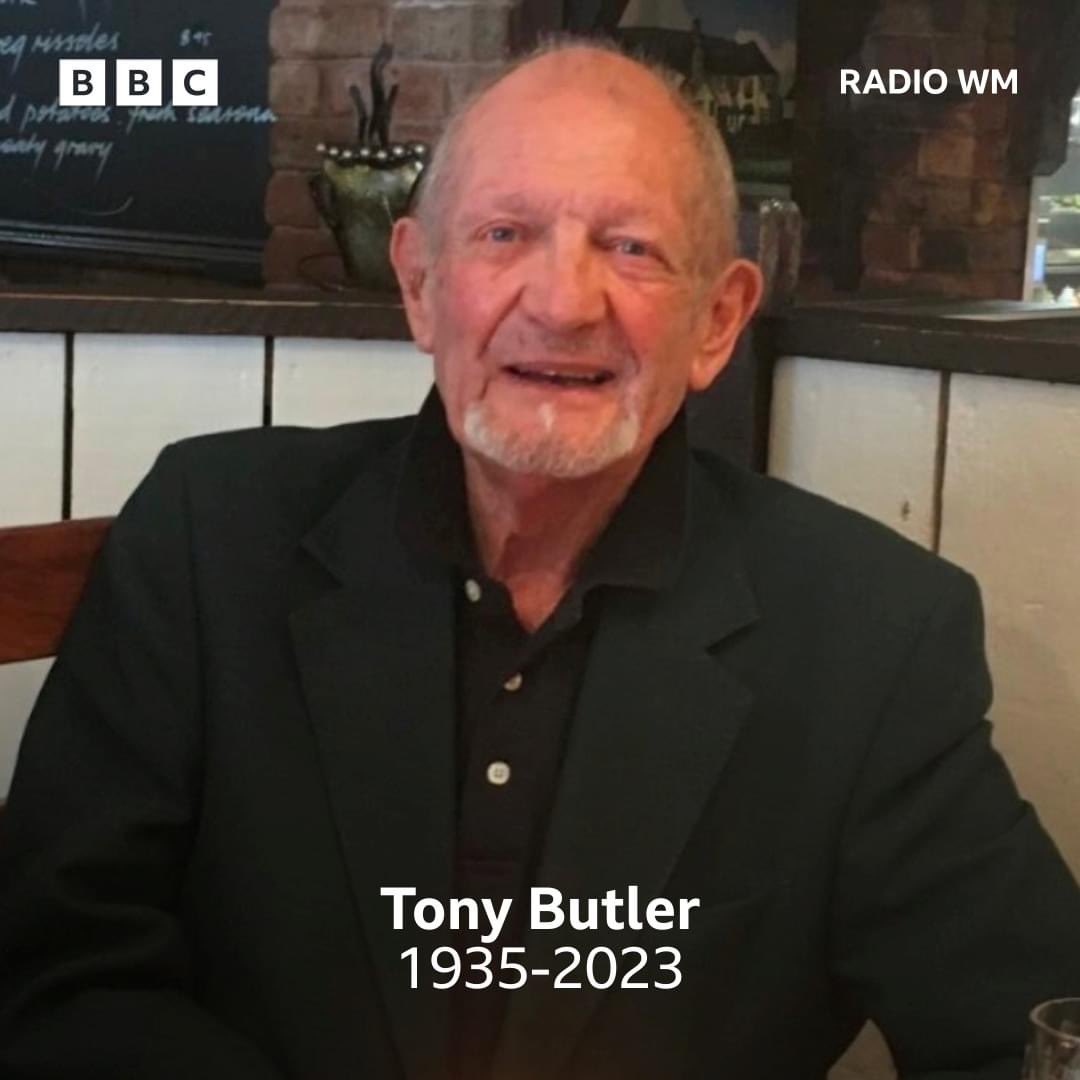 bbcmtd's tweet photo. We’ve some sad news to bring you. Former BBC WM presenter Tony Butler, the pioneer of the football phone-in, has died at the age of 88. Our thoughts are with his family, friends and former colleagues at @bbcwm https://t.co/NZpB7gJpef