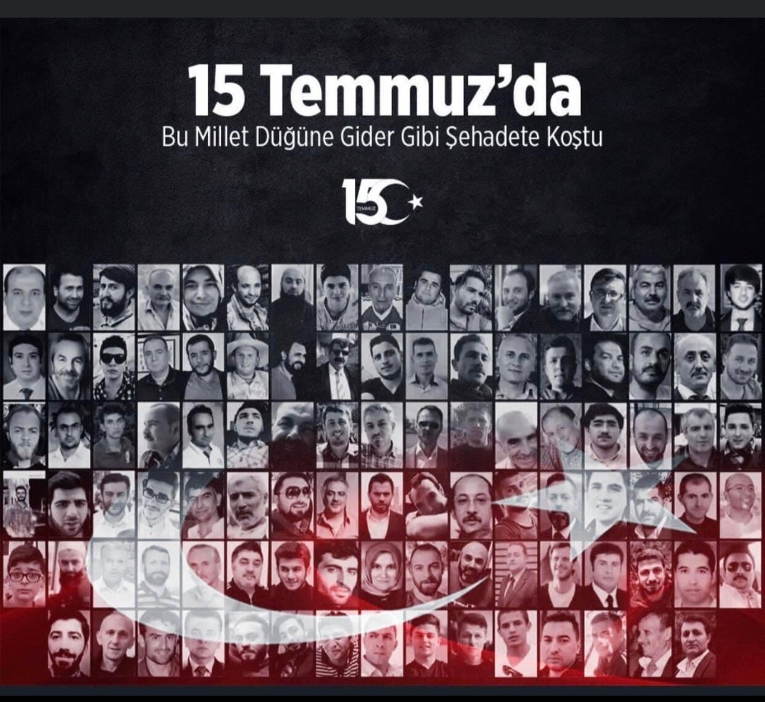 Gökyüzüne baktığımızda güneşi esirgemiyorsa gökyüzü, birileri bedelini ödediği içindir!
Bedel ödeyenlere selaaamm olsun..

Ezan oldum dinmedim, Bayrak oldum inmedim, Şehit oldum ölmedim. 
Adım Müslüman soyadım Türk benim.🇹🇷🤘🐺
#unutmayacağız #15TEMMUZDESTANI #15TemmuzGecesi