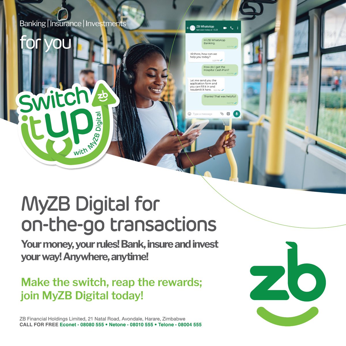 zb_foryou's tweet photo. MyZB Digital provides convenience for you anytime, anywhere you are. Join MyZB Digital today!

@zbforyou   #myzbdigital https://t.co/891QrnWOKv