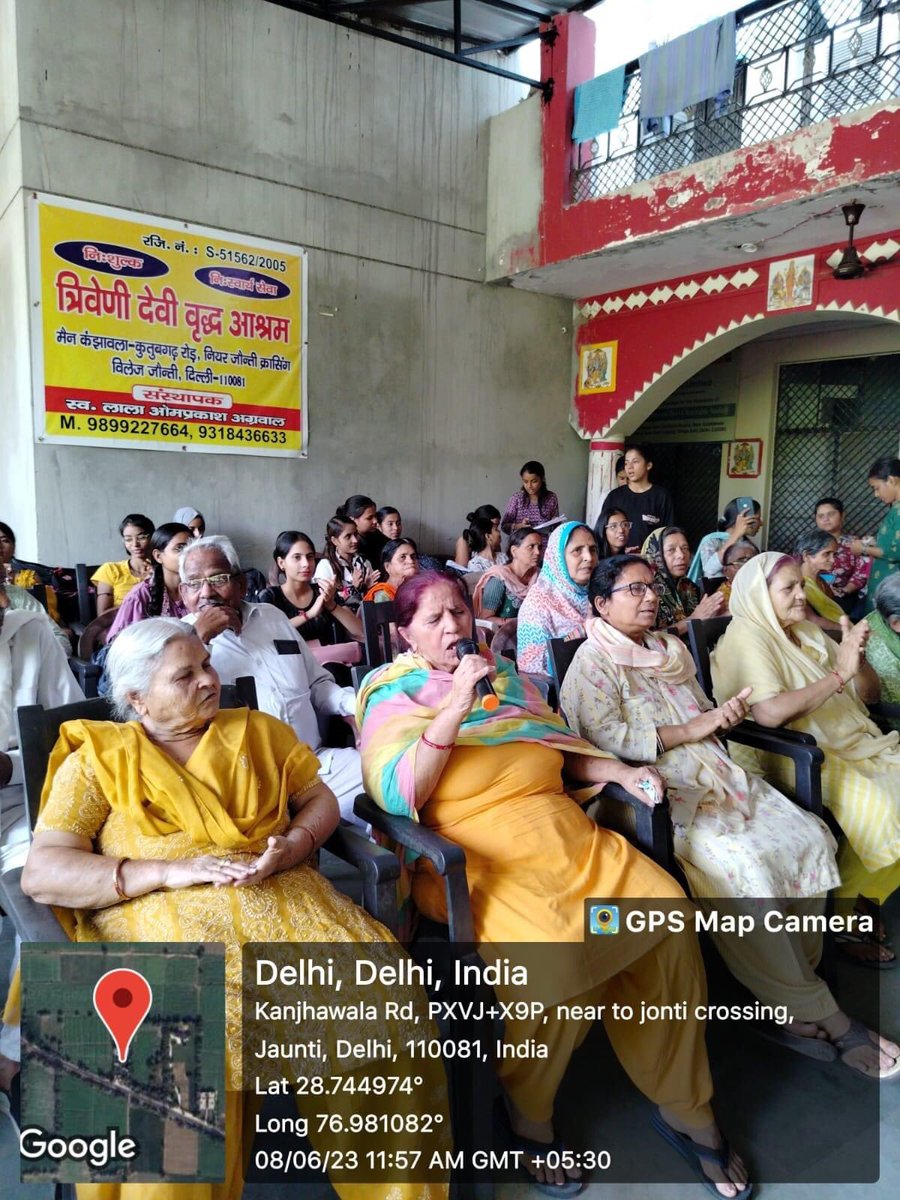 AditiMahavidya1's tweet image. Aditi Mahavidyalaya under Value Addition Courses (VAC)- Culture and communication organised a visit to Triveni Devi Vridh Ashram- to inculcate the life skills of empathy and empathetic listening....
#Valueaddedcourse
#Lifeskills
#oldagehome