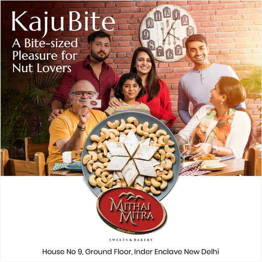 mithai_mitra's tweet photo. ✨ Experience the irresistible combination of creamy, buttery cashews and the decadence of smooth chocolate, creating a heavenly sensation in every bite.

#kajubite #kaju #nuts #sweetshop #mithai #mithaimitra #delhi #tastytreats https://t.co/abS3oZXSu6