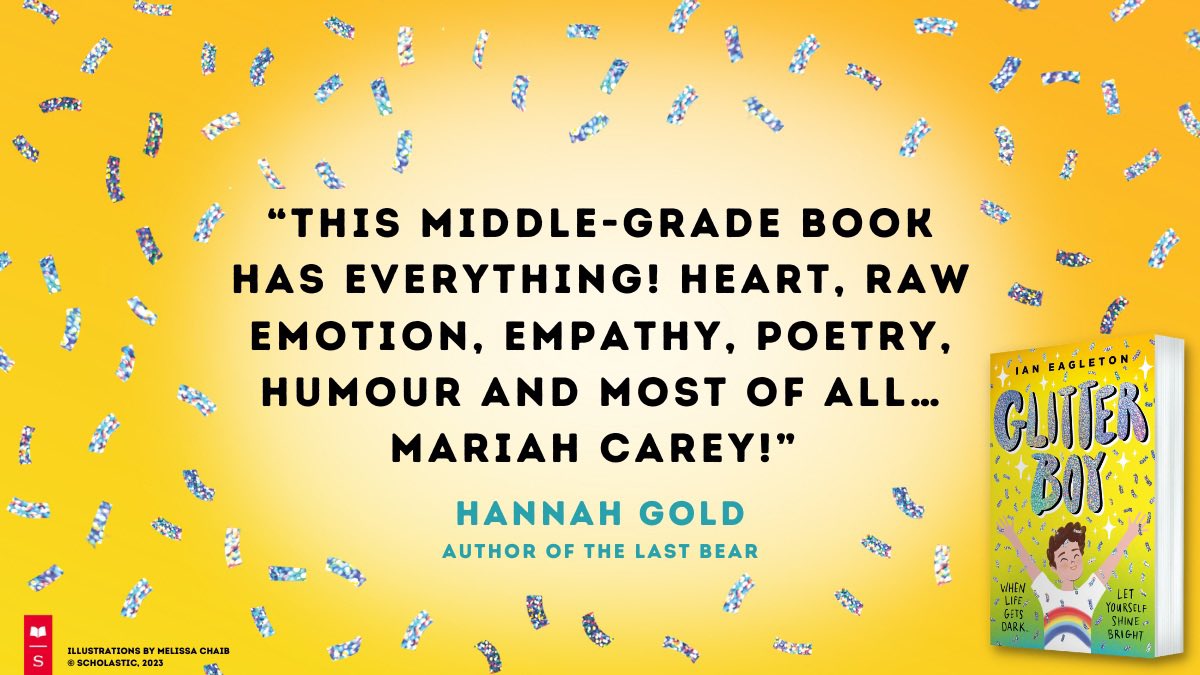 🦋I’ve got a signed copy of Glitter Boy to #giveaway! It’s an #LGBTQ book about a boy who loves #MariahCarey! It explores bullying and grief, but is full of fun and lots of #poetry too!🦋
Just:
✨RT/Follow
✨Tag some friends 
✅UK only. Ends 17.7.23