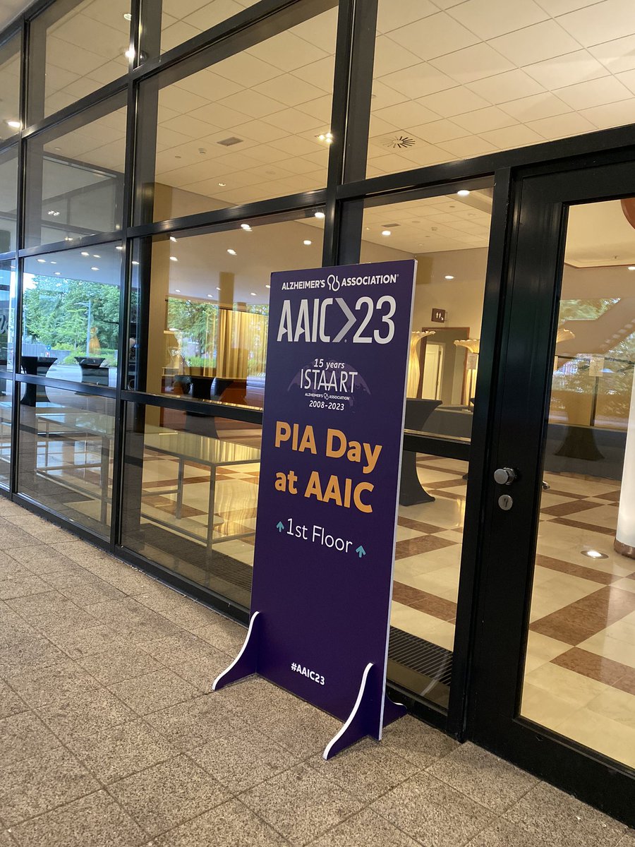 just finished presenting my first ever conference talk. Terrifying! But I did it!! #AAIC2023