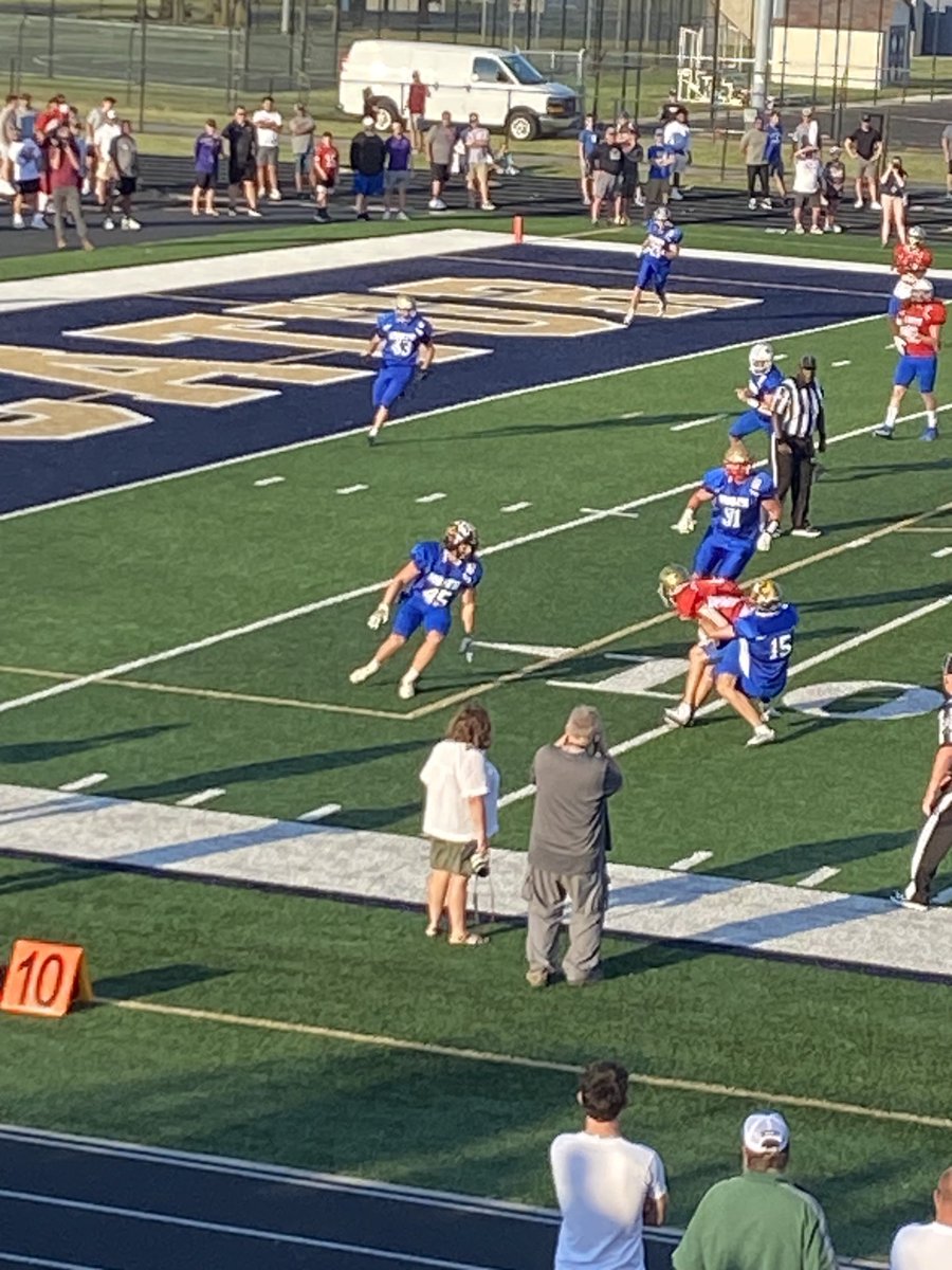 Enjoyed watching ⁦<a href="/Tagliafer2Andre/">Andre Tagliaferri</a>⁩ play in the North-South All Star game. He had a great game! Played with toughness &amp; made us all proud. Look forward to seeing him at ⁦<a href="/usf_fb/">USF Football</a>⁩ in the fall #APride