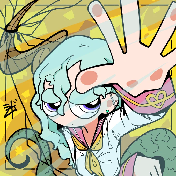 #作品をみてくださいあわよくばフォローしてください祭トゥーンチックな絵柄が得意ですぜひフォローと拡散していただけると嬉しいです 