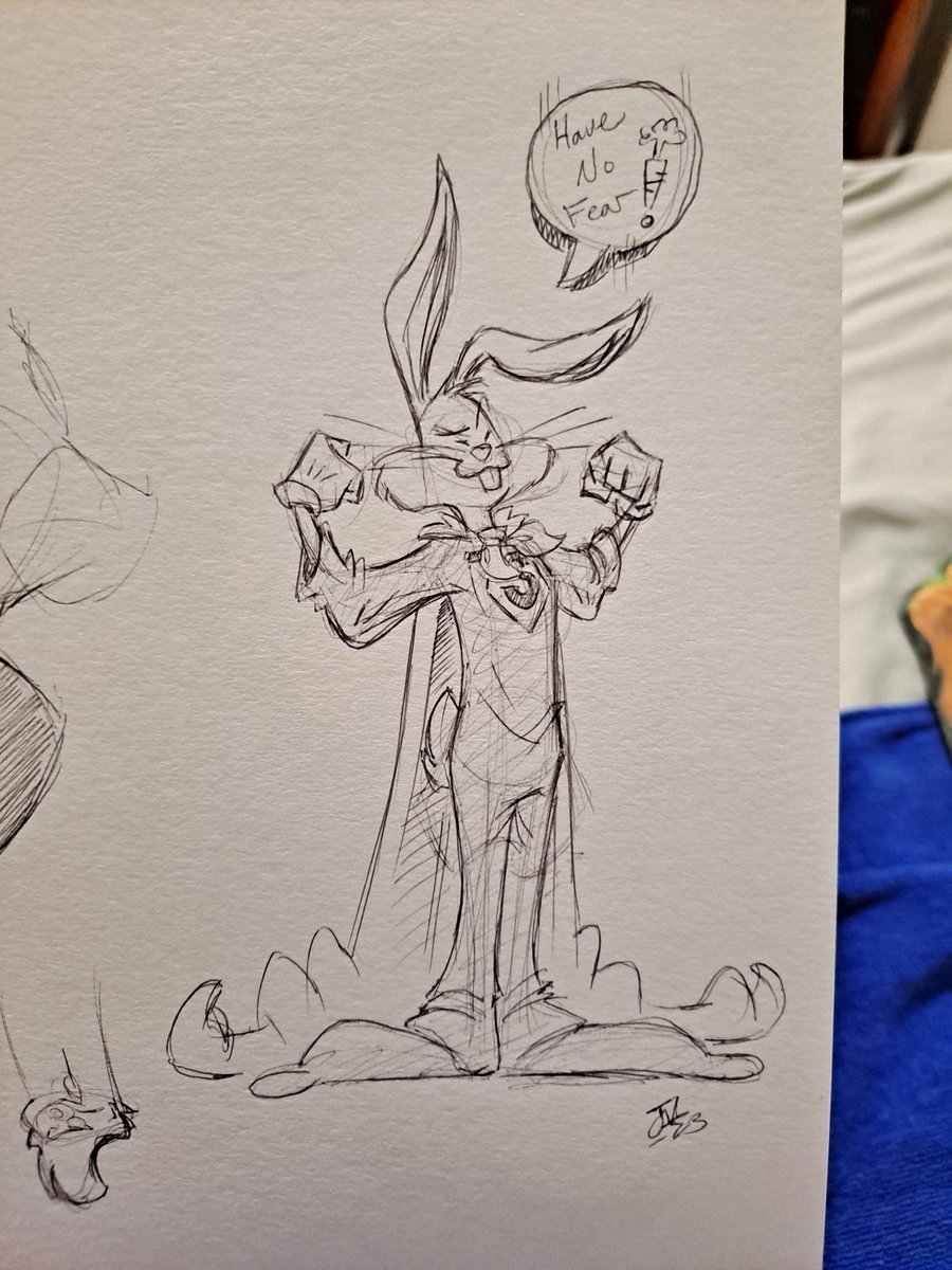 the_varvs's tweet photo. It's a bird! It's a plane! It's Bugs!
@looneytunes @dcofficial #bugsbunny #bugs #superman #superrabbit #2023 #doodles #thevarvs #ghosttoast #varvir #rivrav https://t.co/bNRRd0wALC