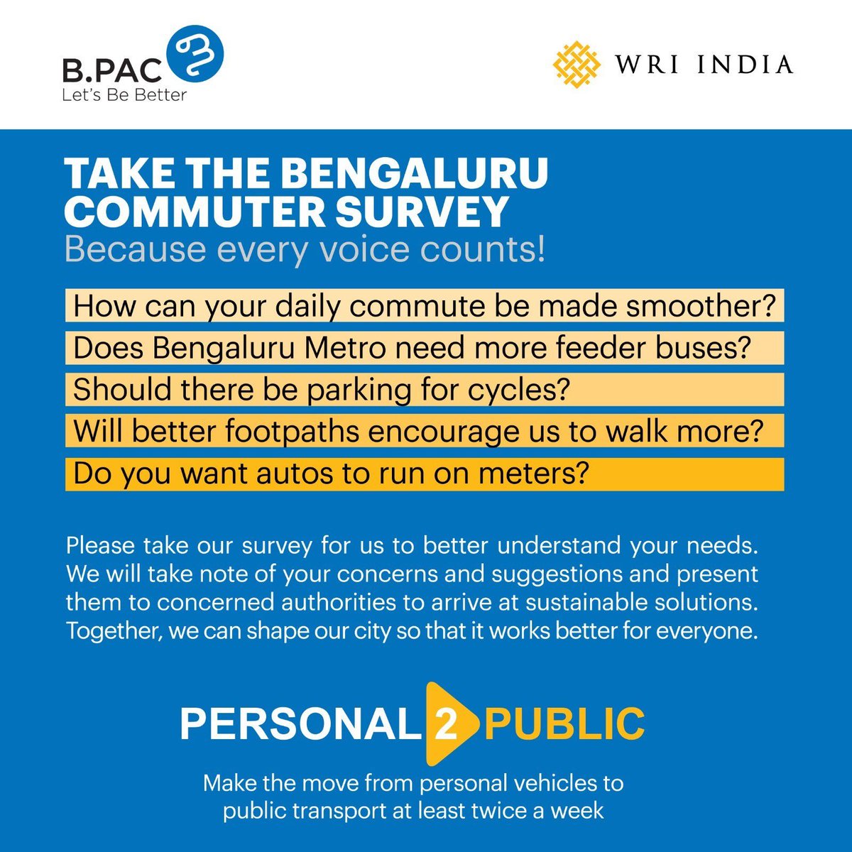 B.PAC - Bangalore Political Action Committee tweet media