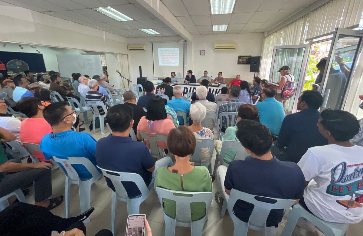 slong1951's tweet photo. Full house press conference by residents of PJ against PJDLink. https://t.co/cvYAqAtdCl