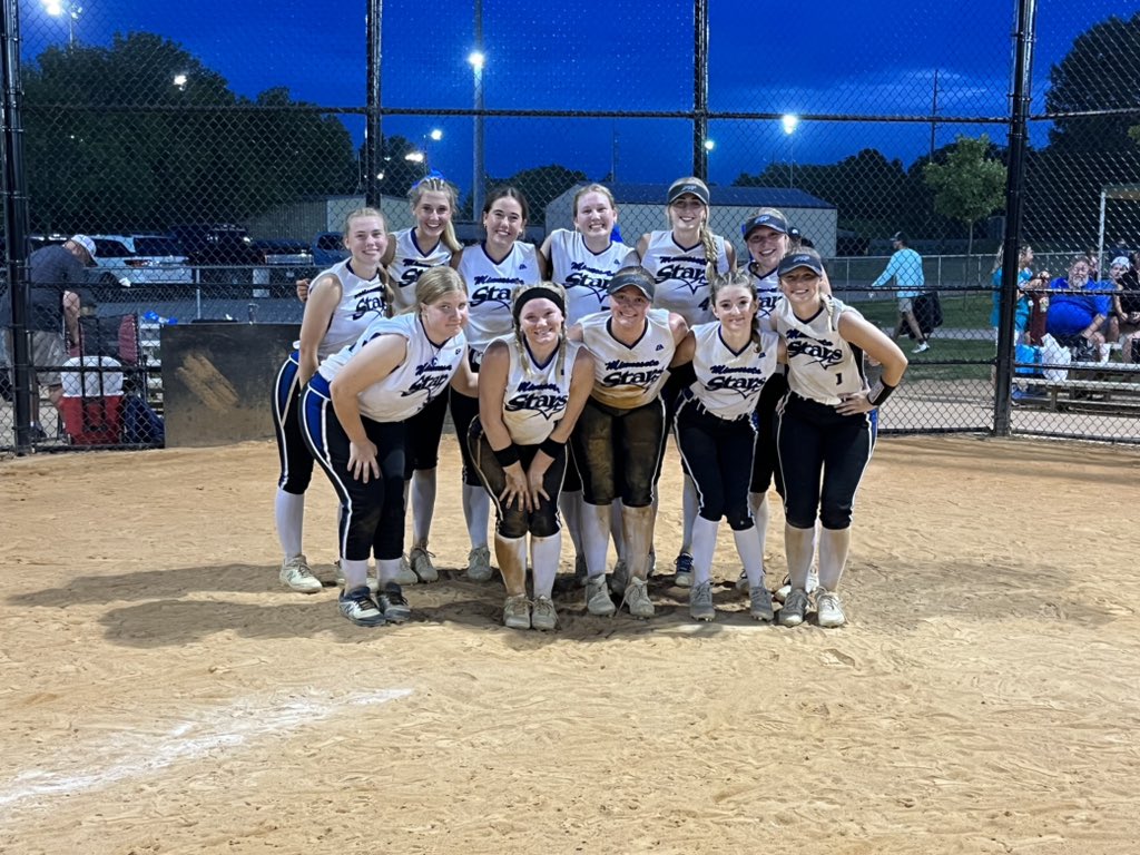 MNStarsSoftball's tweet photo. Stars 06 conclude play at the Music City World Series after going 4-3 &amp; finishing in the TOP 8!!! 

This team scored 50 RUNS over the week 👀

⭐️🤠🎵 https://t.co/4VXpPC1oIR