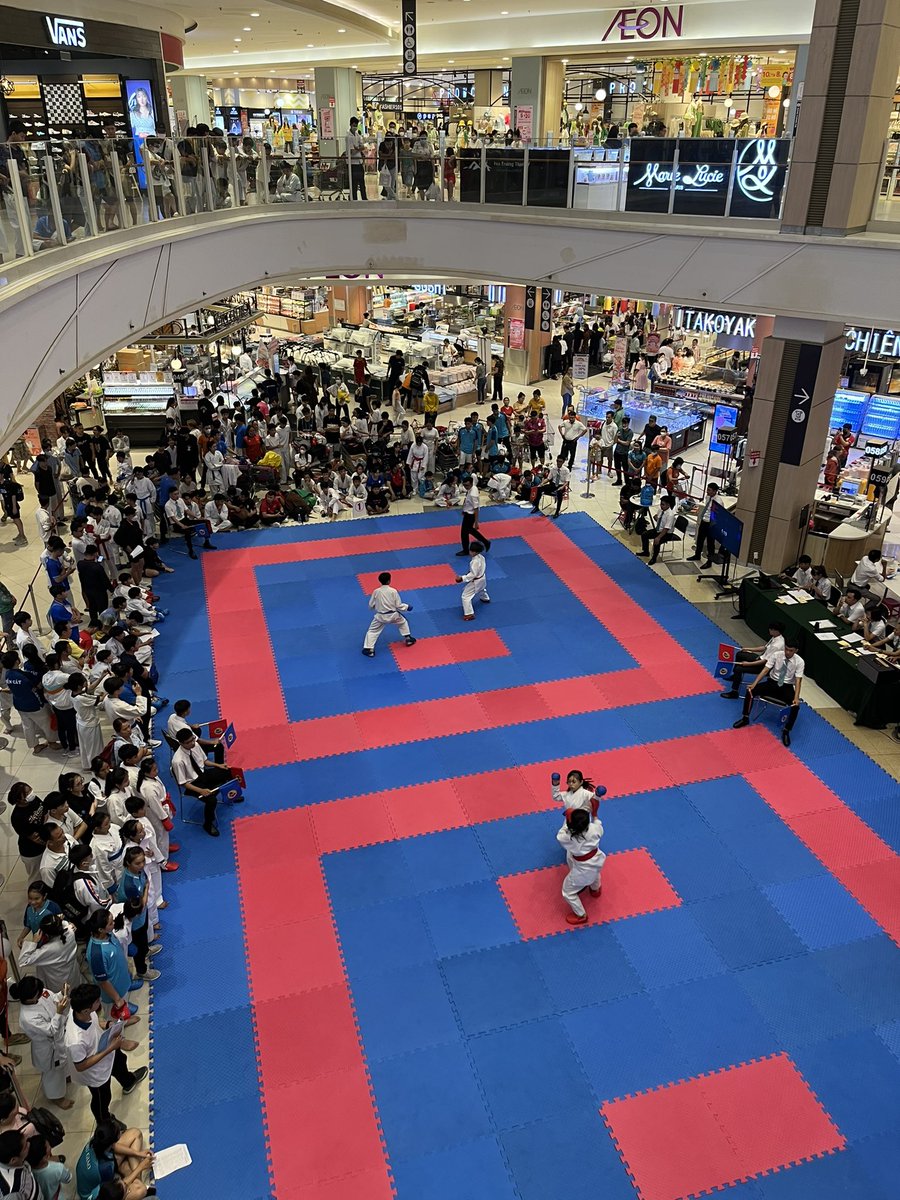 hiro29metal's tweet photo. ベトナムキッズが KARATE の試合中🤜

セイヤ、ソイヤが聞こえてきます🤗 https://t.co/0lBFxep8c1