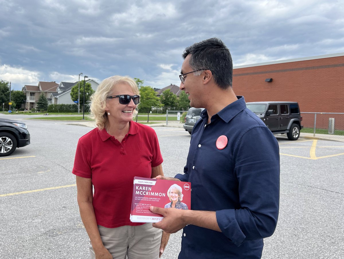 _JordanVecchio's tweet image. It’s been such a good week here in #KanataCarleton with @karenmccrimmon! 

#onpoli #GoKnockDoors