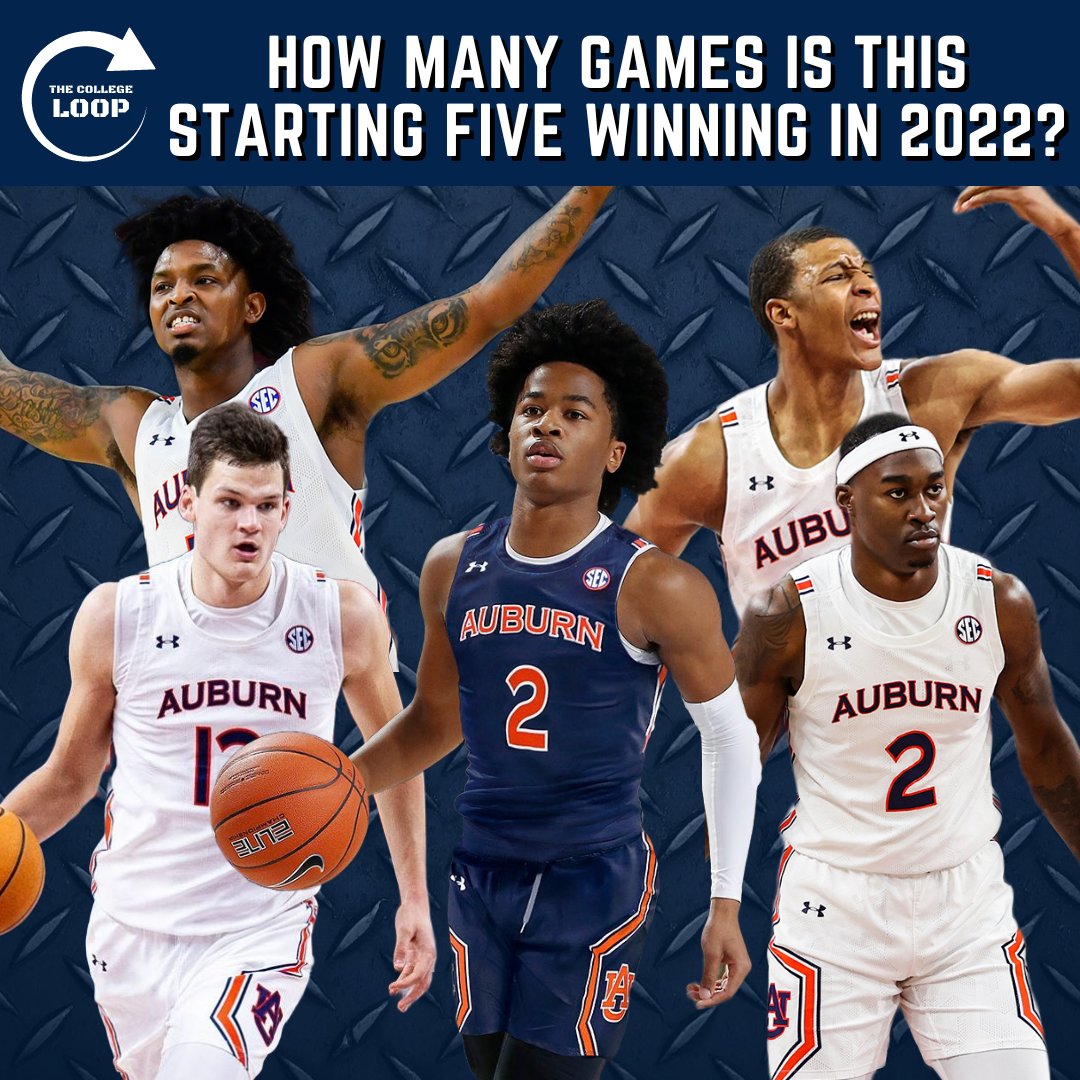#AuburnBasketball went 28-6 in the 2021-22 season, but in the tournament this team fizzled out. This team struggled finding consistency at the guard position, but what if Sharife Cooper stayed another season? Would this be a National Championship team? #WarEagle