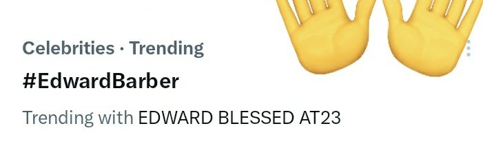 EdwardBarber_TRENDSETTER tweet media