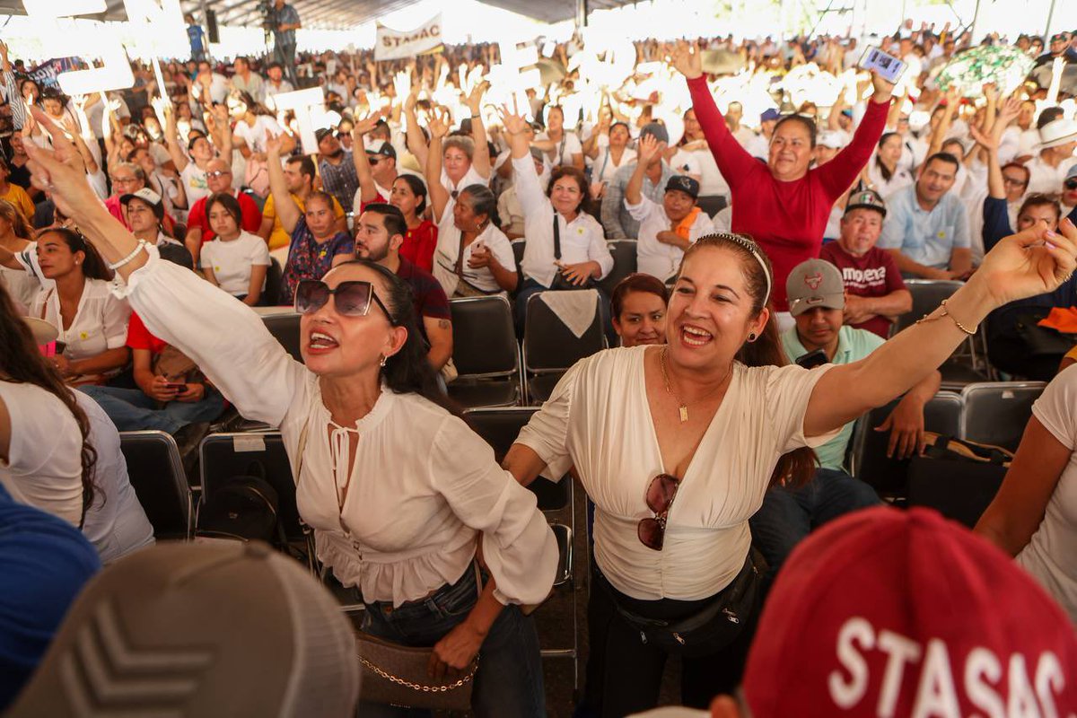 Vamos muy bien, alegria, convicción y organización son la fórmula perfecta para continuar con la transformación. 

Gracias, Culiacán.