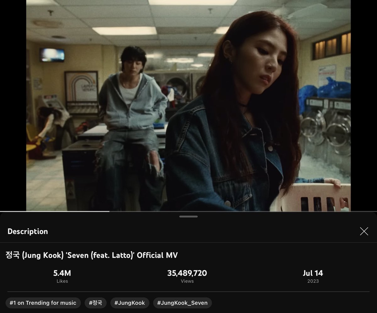 sunflowercharts's tweet photo. สถิติ @BTS_twt #JungKook ‘Seven (feat. @Latto)’ Official MV เปิดตัวใน 24 ชั่วโมงแรกบน YouTube

• ยอดวิว 35.48 ล้าน+
• ยอดไลก์ 5.4 ล้าน+
#1 trending Thailand
#1 trending for music
#1 trending worldwide

(https://t.co/QaH8xRDYz7)

#JungKook_Seven https://t.co/q0G6xFnQQA