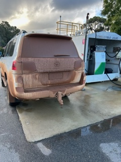 BulldustNBack's tweet photo. Exactly what you can expect when you're on the 2023 BulldustNBack - raising FUNds for kids with cancer and youth mental health in WA. We're not called BullDUST-ers for nothing! Register now at https://t.co/xwXq6BVSN1 https://t.co/lvYfTDX7Bc