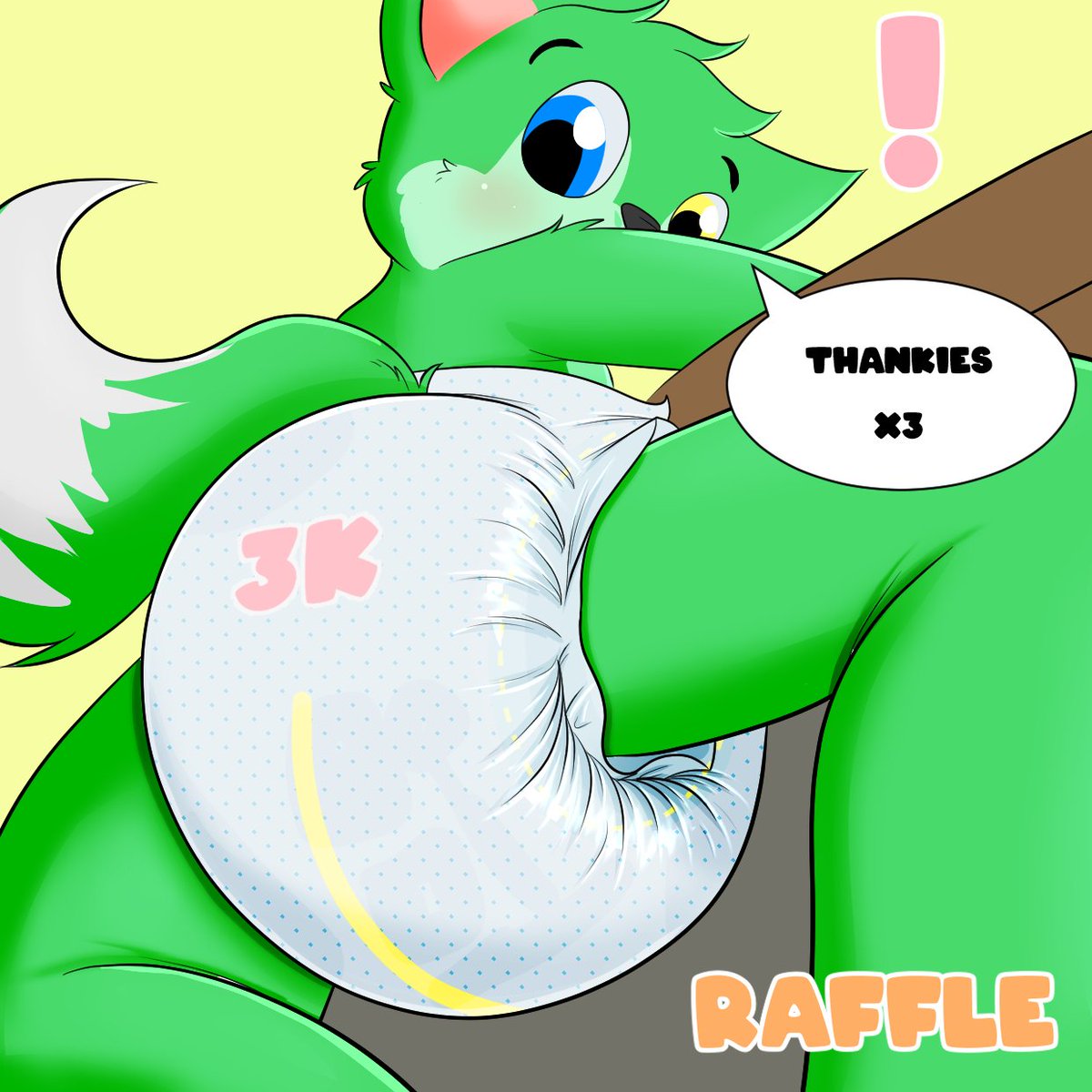 THANKS FOR 3K 

>.< this pamp gets bigger with more followers

To Celebrate I am doing a raffle for free art. Post your refs below :D

Rules:❤️Like, 🔁Retweet, 🍼Follow 

Comment below with reference. Winner will be randomly picked 
End date: 7/14/23