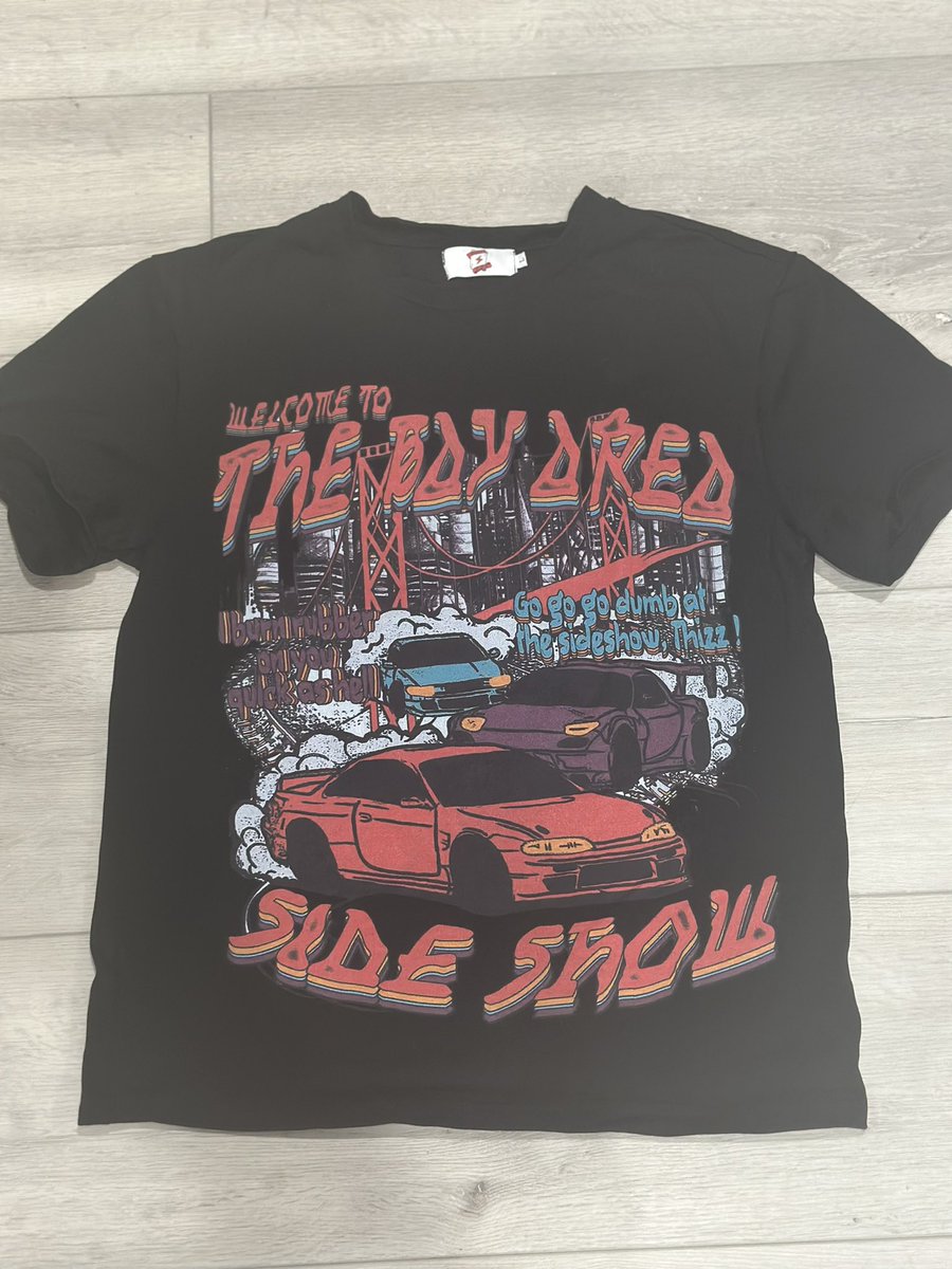 Fatmackin's tweet photo. Never released it, but my sideshow tee 🏎️💨 https://t.co/qGmU8VKWlq