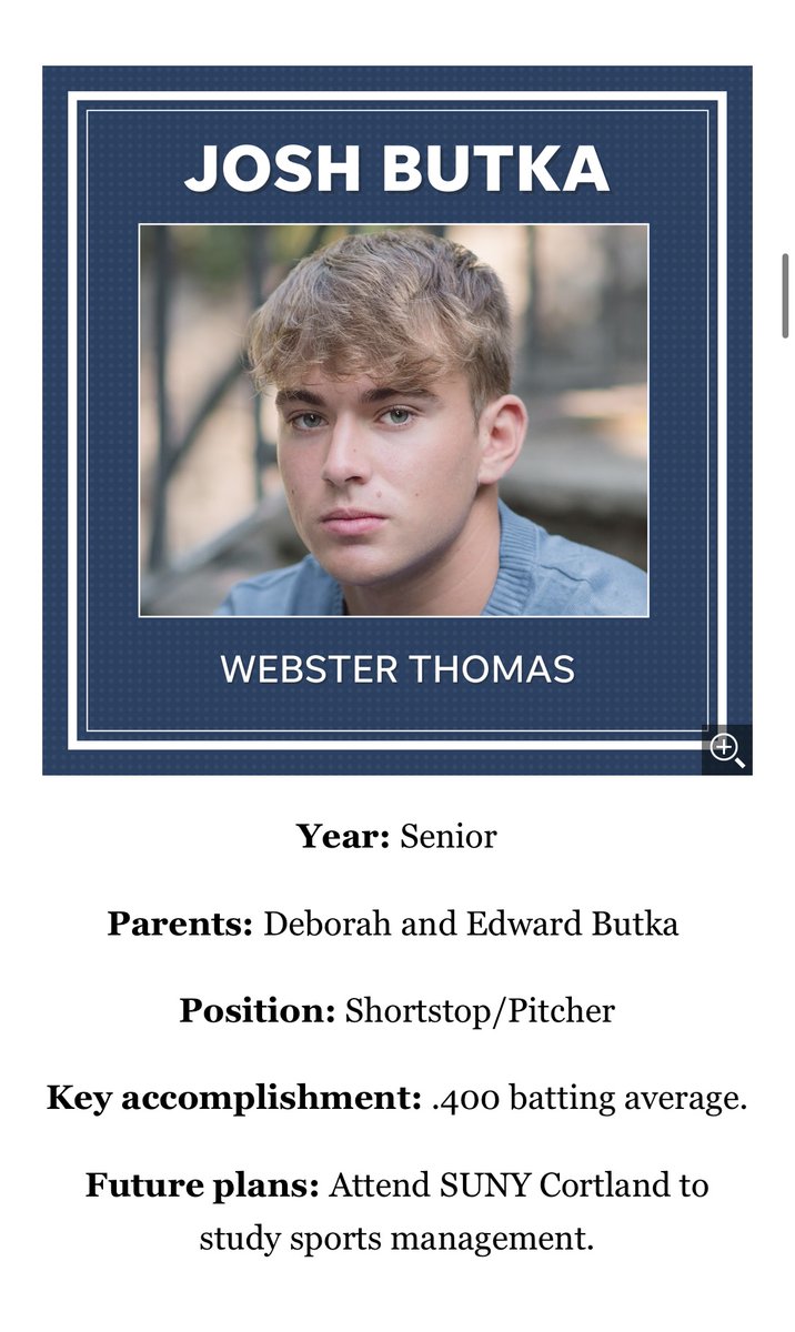 Congrats to SS Josh B. for making AGR 1st Team!