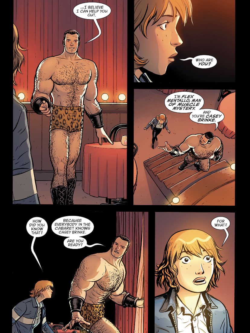 chelsdaniel280's tweet photo. Flex Mentallo ✨
(Doom Patrol #2 - Gerard Way, Nick Derington, Tamra Bonvillain, and Todd Klein)
#FlexMentallo #CaseyBrinke
#DoomPatrol #dccomics https://t.co/eMwpzI8QPd