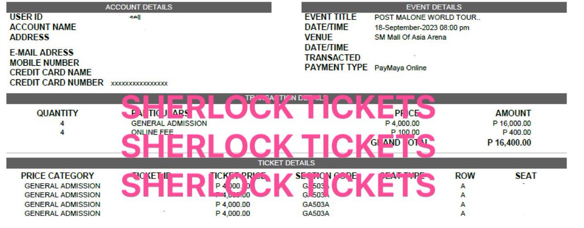 ticketbuddy_ph's tweet photo. WTS/LFB
Selling
For Sale
Post Malone World Tour
Manila
GEN AD 503A
Row A - qty. 4 (adjacent/magkatabi)
#PostMaloneInManila
#PostMalonePH https://t.co/ScBxvaOFoQ