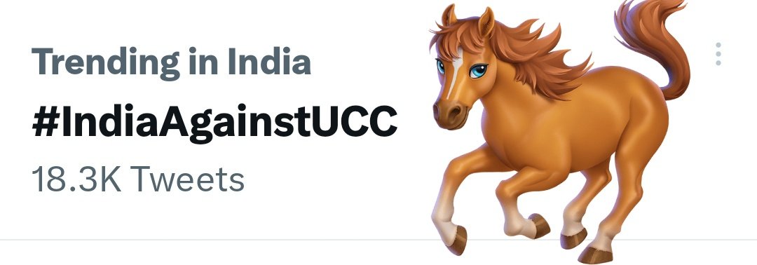 हा भाई india बोल रहा है.
#IndiaAgainstUCC