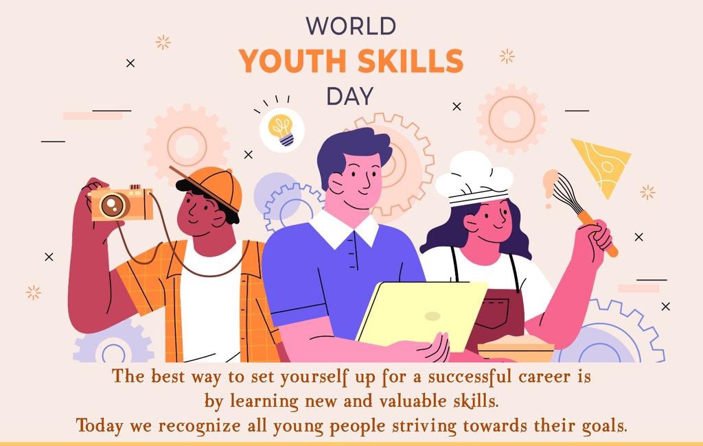 insan_honey's tweet image. Celebrating World Youth Skills Day! Let’s equip our young minds with essential skills for success. By nurturing their talents, we’re fostering innovation, employability, and sustainable growth. #WorldYouthSkillsDay #SkillsForSuccess #EmpowerYouth