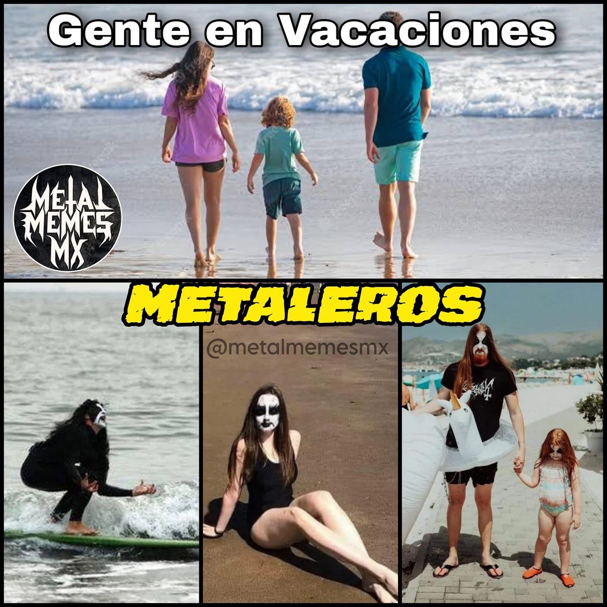 Otros de vacaciones / Yo de vacaciones 🤘🏄‍♂️
#ViernesMetalero