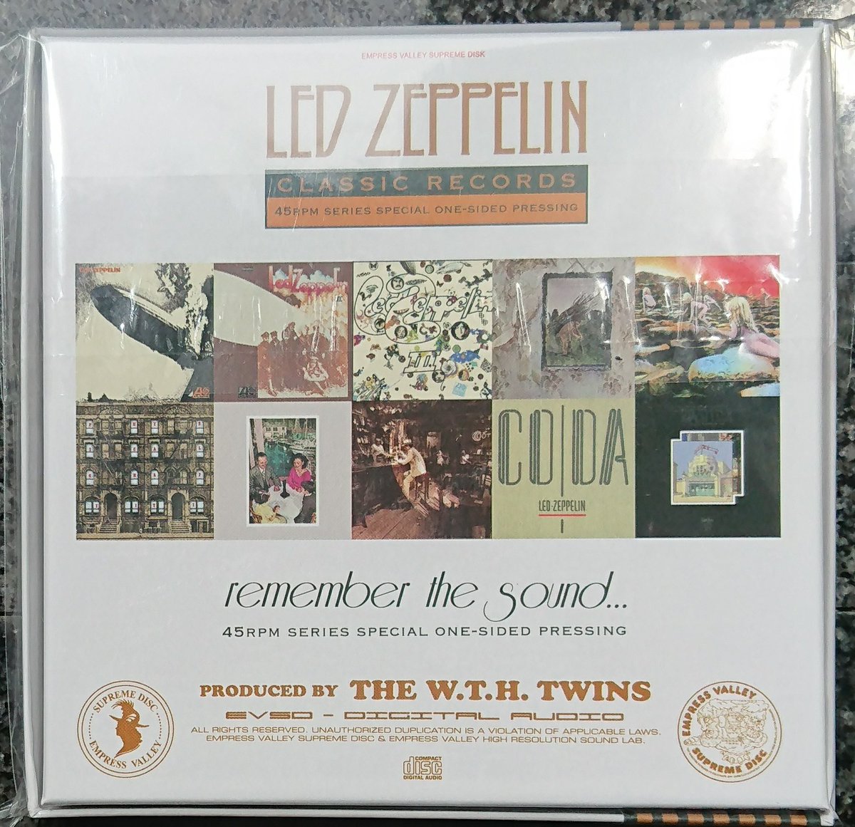 Led Zeppelin『CLASSIC RECORDS 45PRM SERIES SPECIAL ONE-SIDED