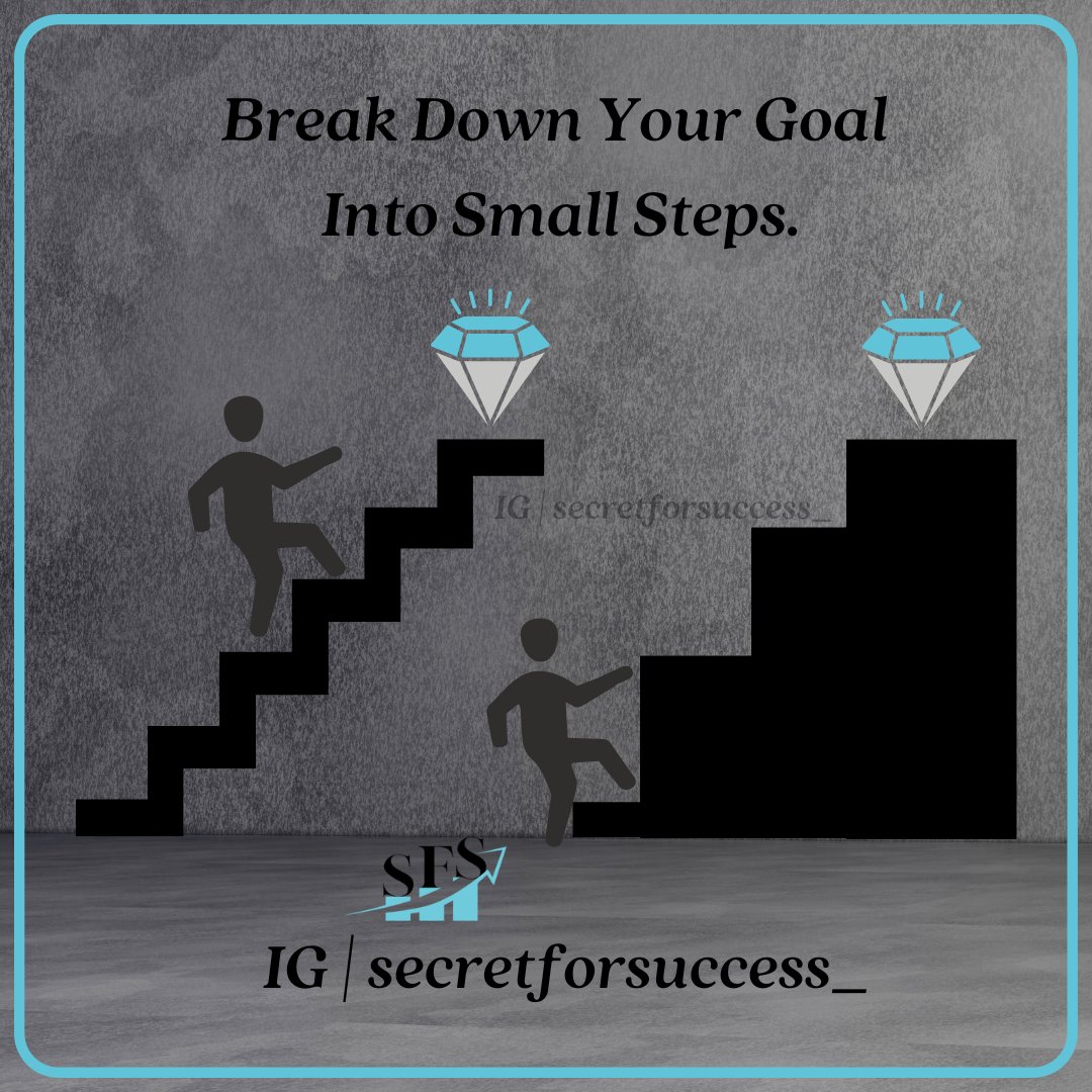 Design Your Steps To Reach Your Goal 🎯
.
.
Drop 💙❤️ If you agree 💯
.
.
#successsecrets
#instgaram
#success
#goal
#mindset
#breal
#down
#improve #successrule #waytosuccess #beliveinyourself #successformula #improveyourself
#smallsteps