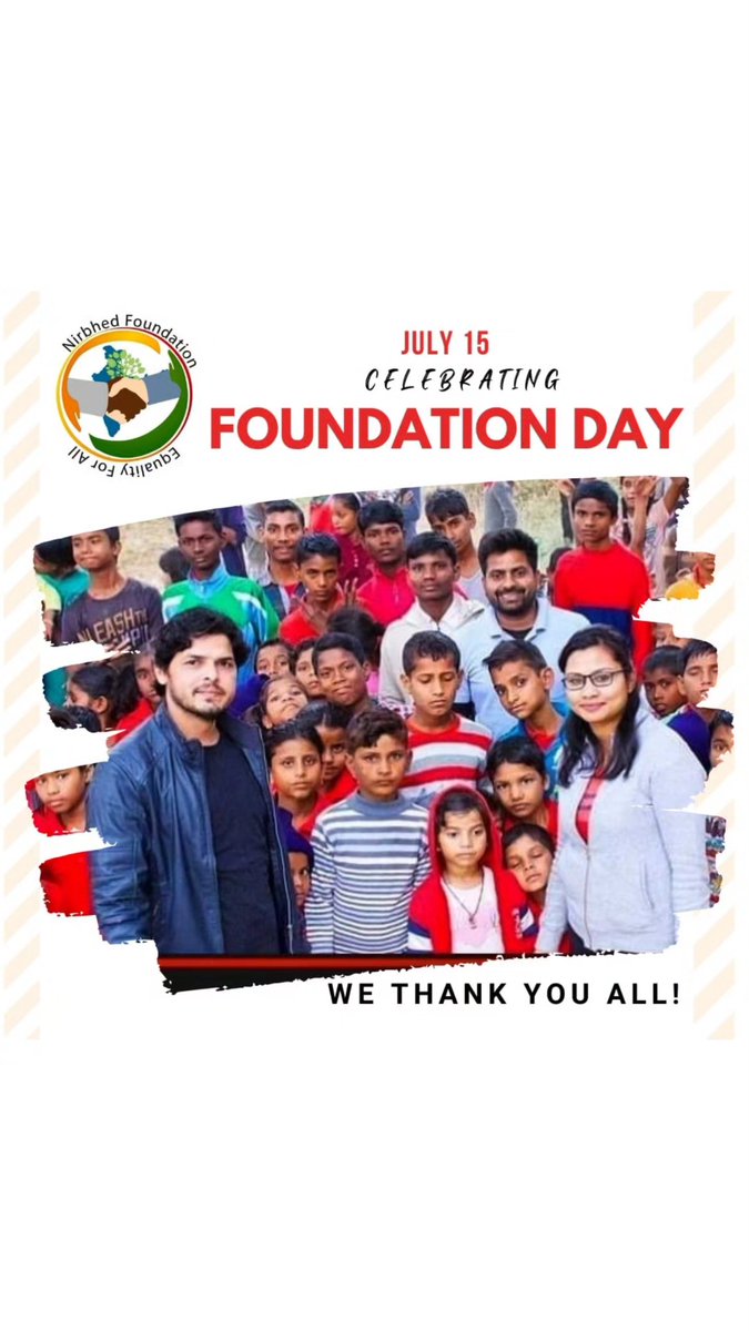 8 years of hardwork. Thankyou for making it possible.
आप सभी का हमारे साथ जुड़े रहने और हौसला बढ़ाने और हमारा साथ देने के लोए धन्यवाद।
Happy Foundation Day to all
#foundationday #nirbhedfoundation #equality #celebration #humanity #peace #education #charity #volunteer #socialwork