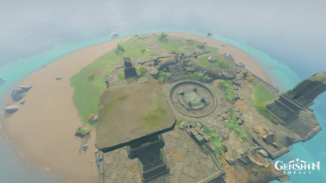 teyvattabloid's tweet photo. Admit it or not, no exploration will ever be as exciting as coming to here for the first time using Kaeya.

Good old days 

#Genshinlmpact #Genshin #Genshinmemes https://t.co/YhFnZjetTe