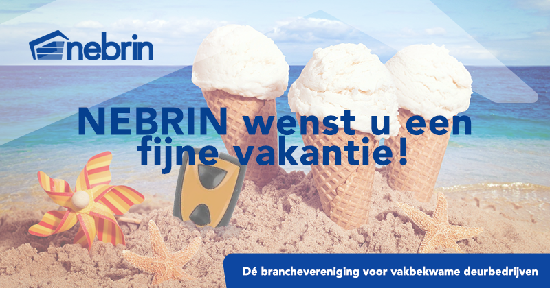 Veel bedrijven zijn een aantal weken gesloten of slechts op halve kracht aan het werk. Heeft u de diensten van de NEBRIN bedrijven nodig? Kijk op de website van het betreffende bedrijf voor informatie tijdens de vakantie.

#zomer #vakantie #vakantietijd #zomersluiting #uitrusten