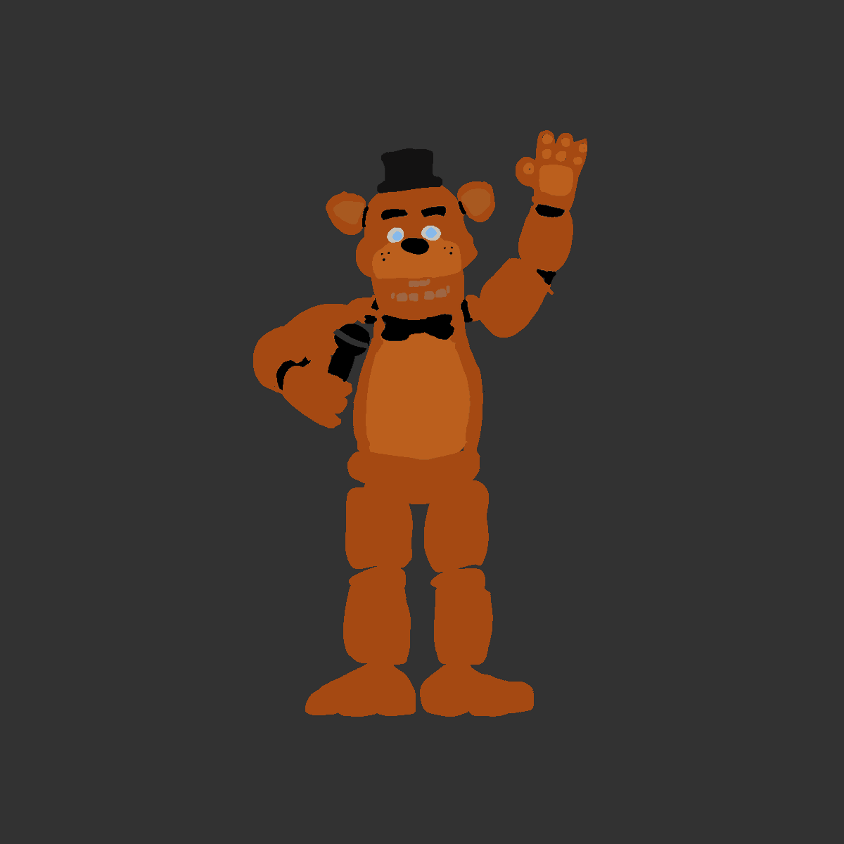 StarfulShine's tweet photo. Wow guys look at my #totallynottraced freddy fazbear!!!!..... (its traced https://t.co/tNS7UJnc7S