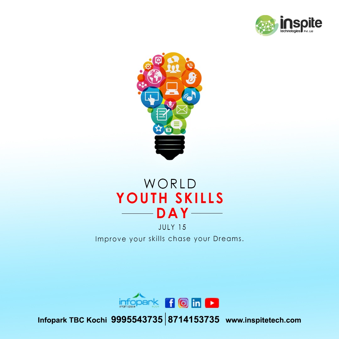 Inspite_'s tweet image. WORLD YOUTH DAY.
.
.
.
🔗 Visit: inspitetech.com
📧 info@inspitetech.com
📞 9995543735 | 8113950
.
#worldyouthday #inspite #digitalmarketing #typesofdigitalmarketing #digitalmarketingagency #digitalmarketingtips #websitedesign #websitedesigning #digitalmarketer
