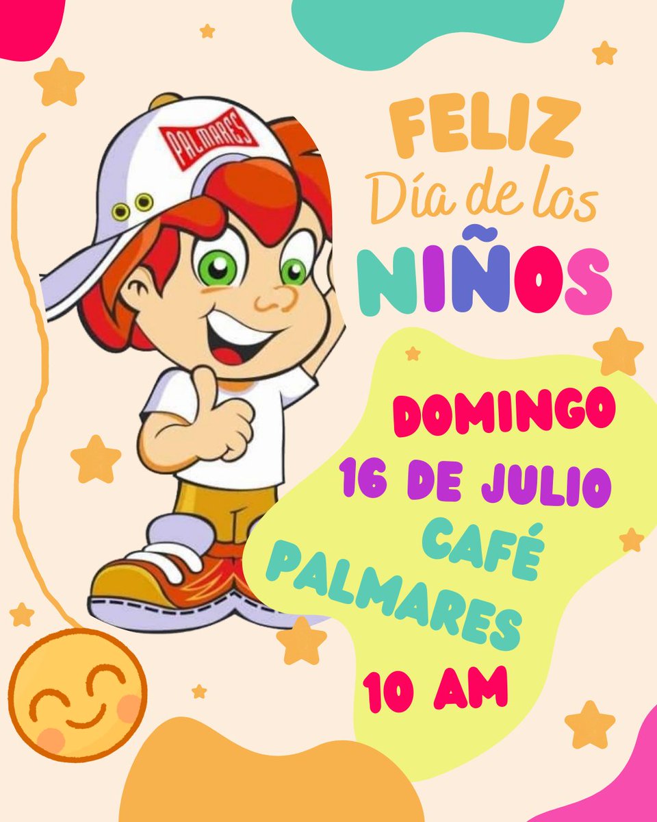 PalmaresGranma's tweet image. Este domingo es de alegría 😁 y lo vamos a celebrar 🎉 con la Payasita Cuenta Linda 🤡 la diversión será sin par 🥳🥳🥳🥳🥳
#diadelosniñosyniñas
#palmaresgranma
#PalmaresCuba
#CubaUnica
#VeranoConAmor
#veranoparacompartir