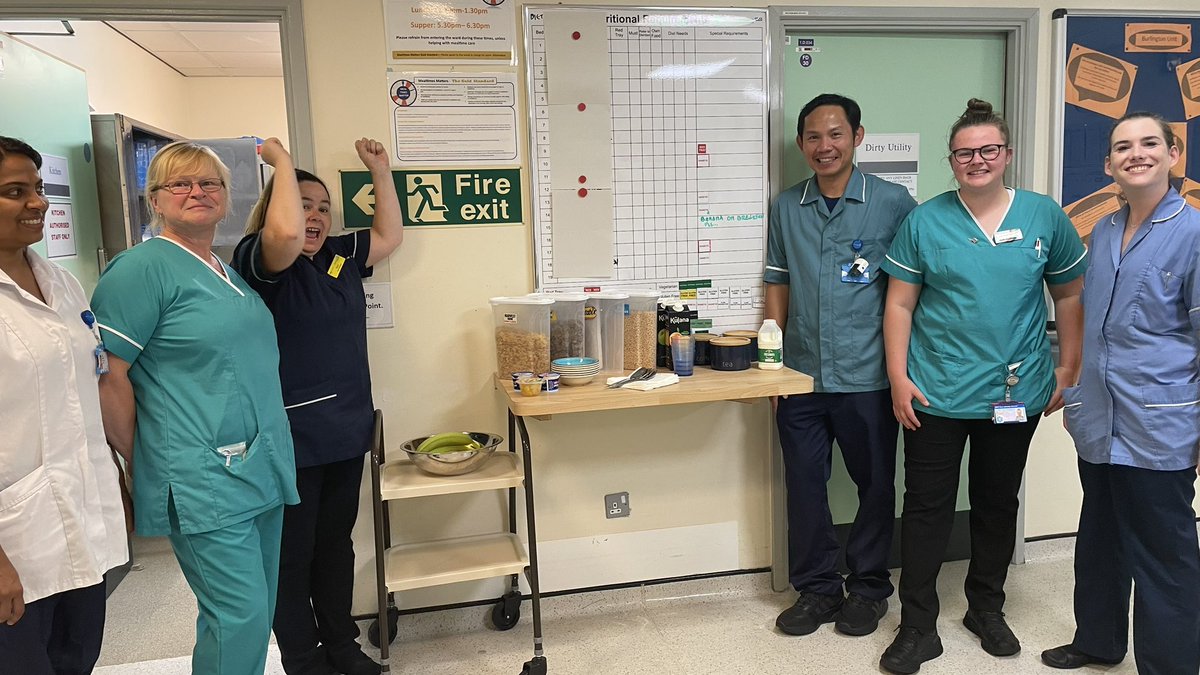 clarkson_shayne's tweet image. Patient’s self-service breakfast bar- another great initiative to encourage mobility &amp;amp; independence. Great work, Burlington Ward! @UHSussex #preventdeconditioning #endpjparalysis #harmfreecare