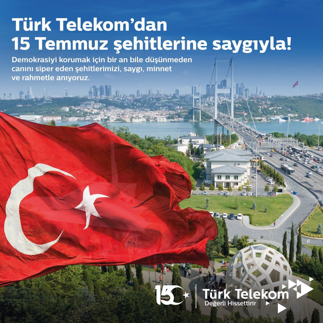 15 Temmuz şehitlerine saygıyla!

Demokrasiyi korumak için bir an bile düşünmeden canını siper eden şehitlerimizi, saygı, minnet ve rahmetle anıyoruz.