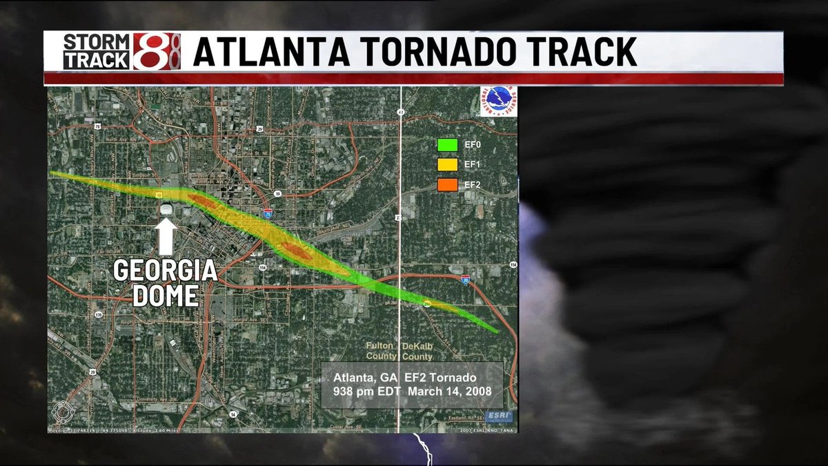 TIL in 2008, a single basketball shot may have saved hundreds of lives. Alabama player Mykal Riley made a 3-point-shot that pushed the game into overtime minutes before an EF-2 Tornado passed by. If he had missed that shot, hundreds of fans could have… https://t.co/U3C3zpujEs https://t.co/l20boP3Q16