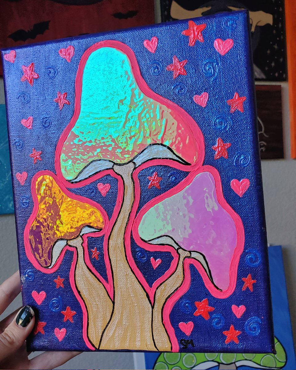 Sierra_sky94's tweet photo. QT with your mushroom art 🍄✨️🩷 https://t.co/truYZJ3rhf