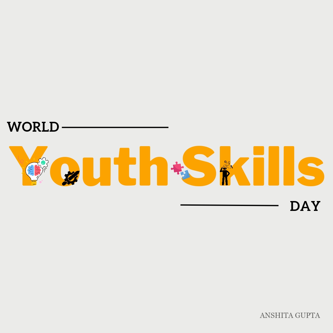 “What can be a better way to celebrate World youth skills day other than learning new skills?”

#anshitagraphicgallery #worldyouthskillsday #WorldYouthSkillsDay2023 #YouthEmpowerment #skills #learning #learning