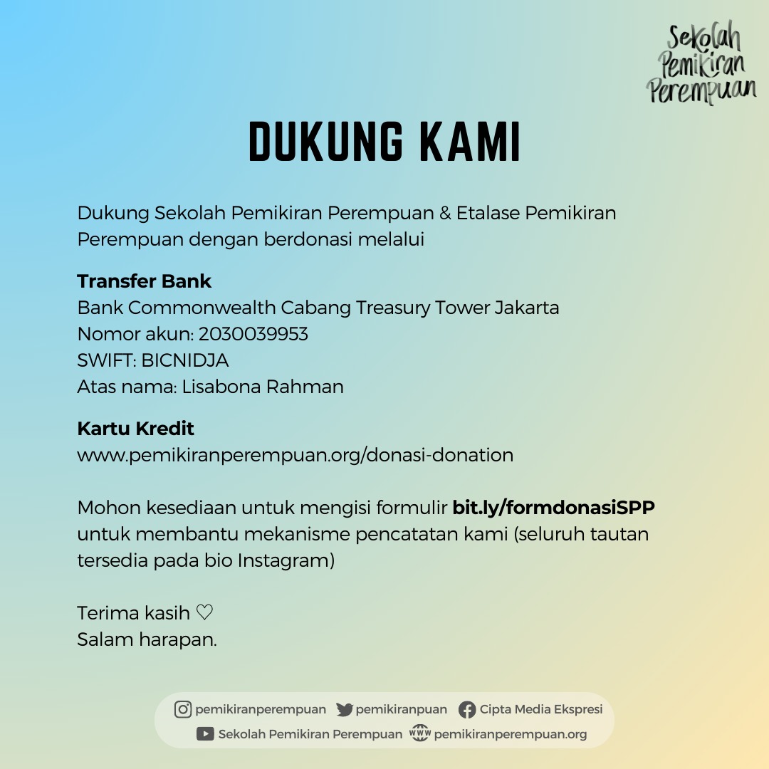 Silakan simak informasi berikut untuk memilih cara berdonasi dan mengisi formulir pencatatan donasi. Anda juga dapat mengakses tautan tersebut pada bio Twitter dan Instagram kami.

Terima kasih 💕