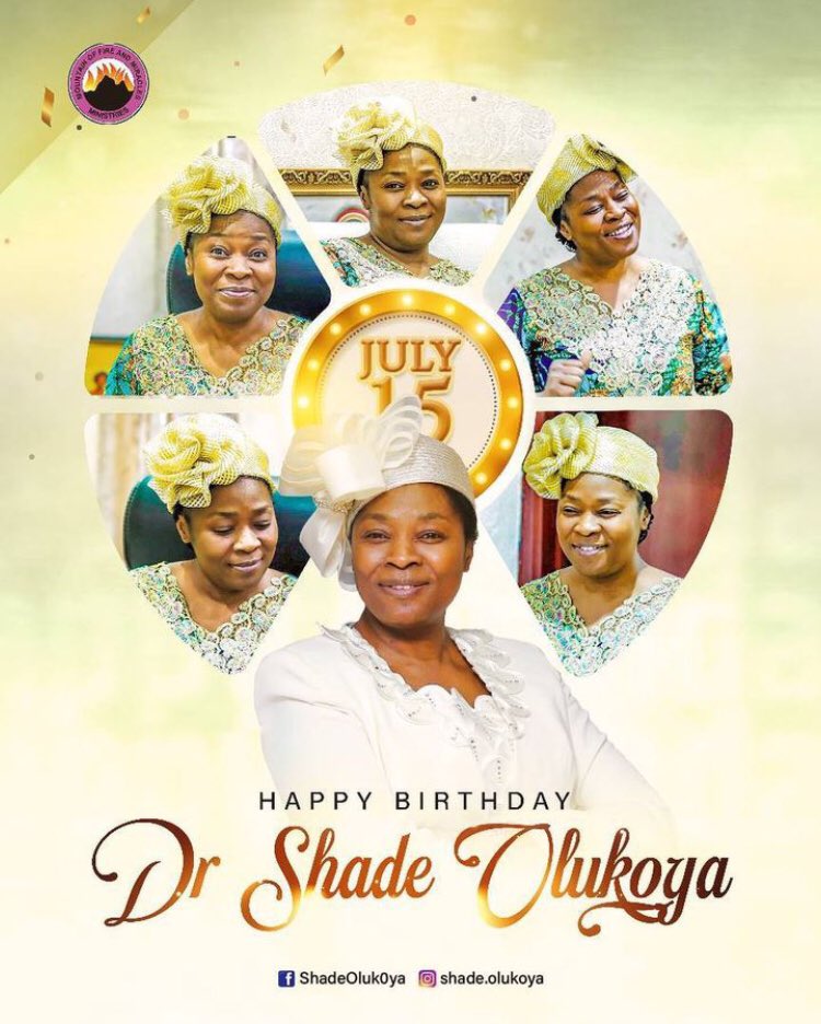 jesusplugtv's tweet photo. HAPPY BIRTHDAY๐๐๐
DR. DK & PST. SHADE OLUKOYA
Congratulations, sir and ma๐
We love, cherish and celebrate you.
#happybirthday #birthdayshoutout
#dkolukoya #shadeolukoya #love
#grace #Jesus #mercy #birthdayplug
@REAL_DKOLUKOYA @MFMWorldwide https://t.co/bm4BNrQ7c7