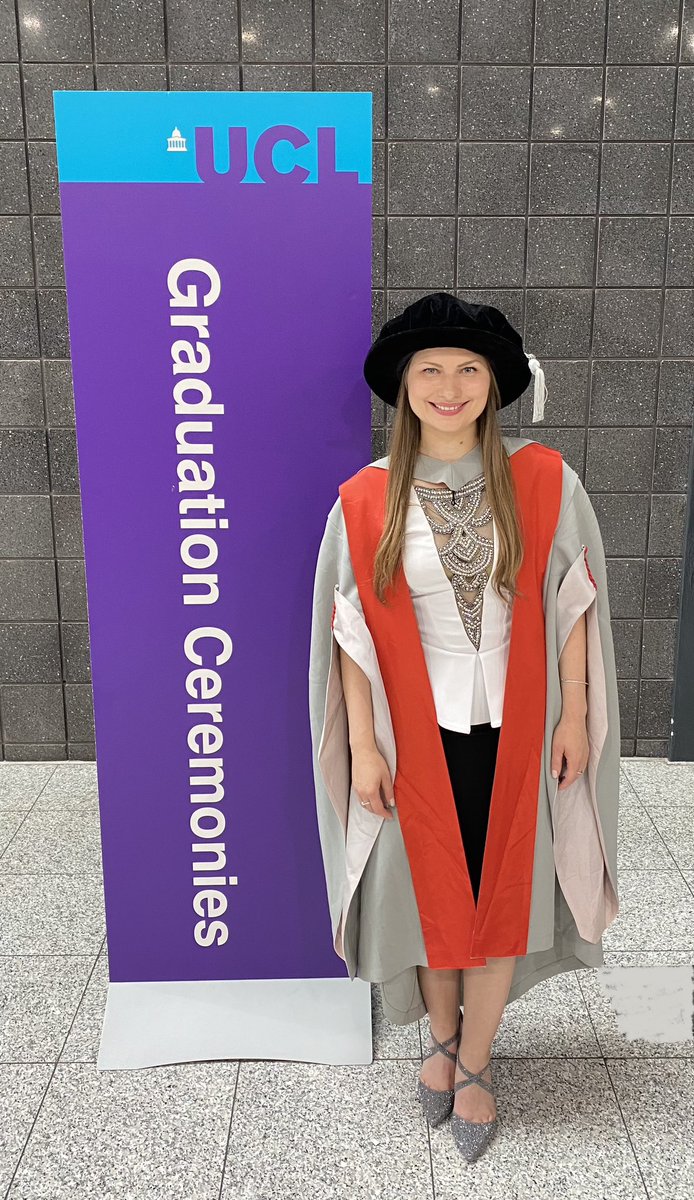 Doctor of Philosophy  #UCLGrad #PhD #DoubleDoctor #ExcelLondon @UCLBrainScience @UCLIoN