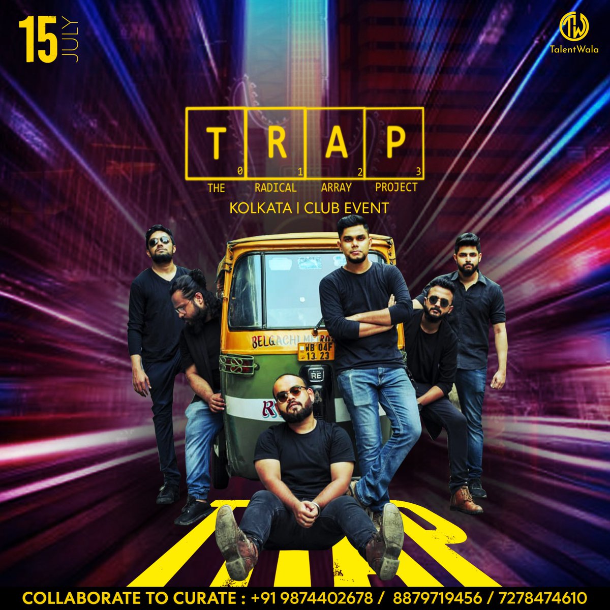 ‼️Alert! You might get trapped this Saturday! 
.
As The Radical Array Project (TRAP) gears up for a dynamic performance at 🎸Hard Rock Cafe.
.
❓Are you coming?
.
#trap #theradicalarrayproject #hardrockcafè #hardrockcafekolkata #rockband #bandmusic 
#eventmanagement #kolkataevent