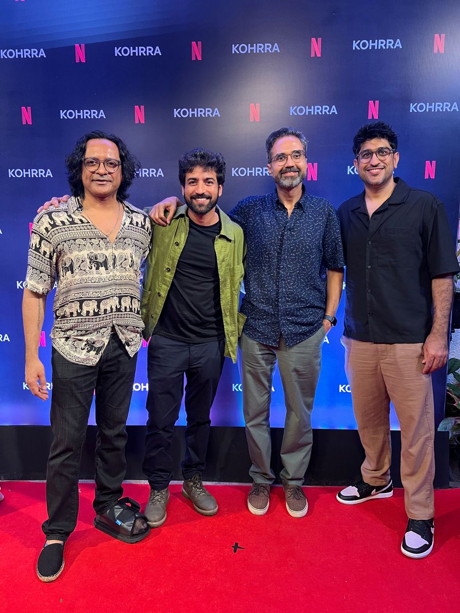The A team of Kohrra! 

Co-creators and writers GUNJIT CHOPRA &amp; DIGGI SISODIA
Director <a href="/Randeepjha/">Randeep Jha</a> 
Showrunner &amp; Co-creator SUDIP SHARMA

<a href="/NetflixIndia/">Netflix India</a> <a href="/OfficialCSFilmz/">Clean Slate Filmz</a>